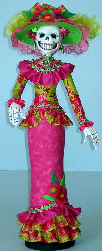 La Catrina - Cloth Doll Sewing Pattern - Day of Dead
