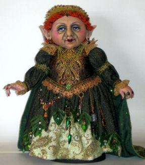 Troll Queen Sewing Pattern - Doll Making Instructions and Pattern by Arley Berryhill