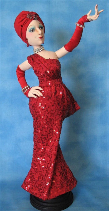 DIVA! 18" Cloth Doll Pattern by Arley Berryhill - Beginner to Advanced Dollmakers