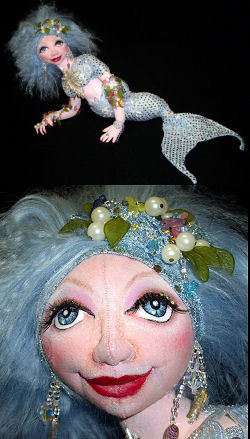 Crystal, Mermaid of the Lake CD - Doll Making Instructions and Pattern
