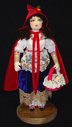 Little Red Riding Hood CD, Cloth Doll Pattern, Doll Making Instructions