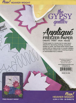 Freezer Paper Sheets For printing and doll making and other crafts 
