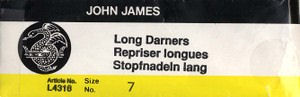John James Darners - Doll Making Needles