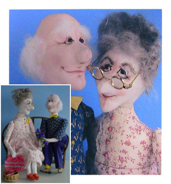 Tille & Tom - The Two Of Us - Cloth Doll Sewing Pattern by Barb and Doug Keeling.