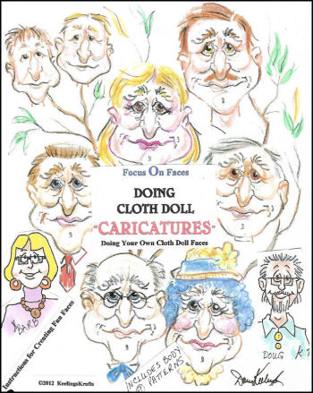 Creating Cloth Doll Faces "Caricatures" Workbook