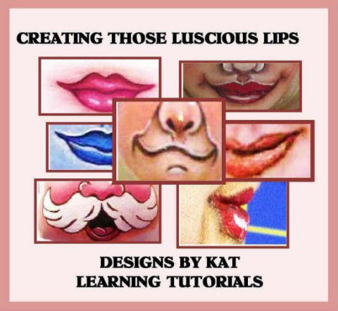 Creating Those Luscious Lips PDF Tutorial For Cloth Dolls