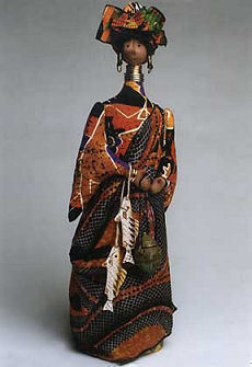 African Queen Ethnic Cloth Doll Pattern 