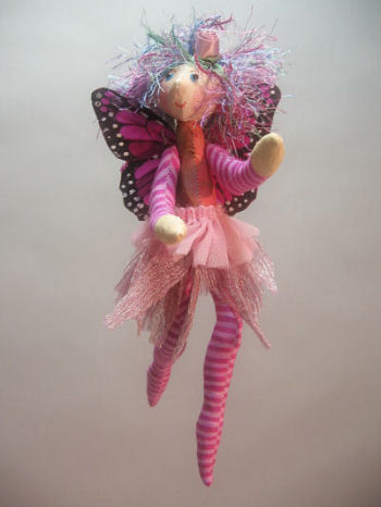 Flower Fairy - Beginners Cloth Doll Pattern for a 8 inch fairy.