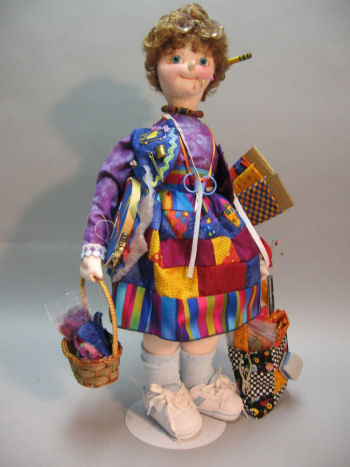 Crazy Quilter Cloth Doll Pattern