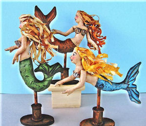 Mermaids on a Stick Sewing Pattern
