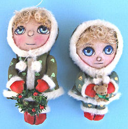 Winter Girls - Cloth Doll Sewing Patterns