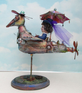  Rachel’s Flying Machine  Doll -  PDF Class on CD by Susan Barmore - Steampunk