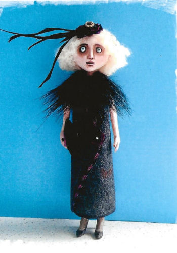 Helen's Aunt - Cloth Doll Art Project by Susan Barmore