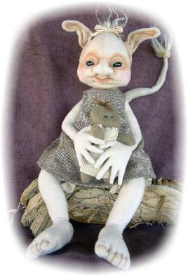 Bazel a Tree Troll - Cloth Doll Pattern by Shelley Hawkey