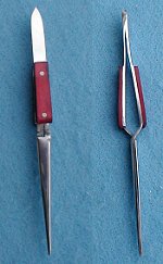 Cross Action Tweezers For Doll Making
