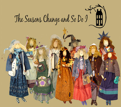 The Seasons Change and So Do I - Cloth Doll Pattern