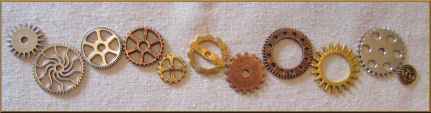 Steampunk Gears for Art Doll Projects