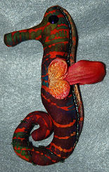 Serene Seahorse Pin Doll by Amy Nelson!