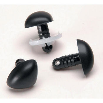 Animal Noses - Black - Doll Making Supplies