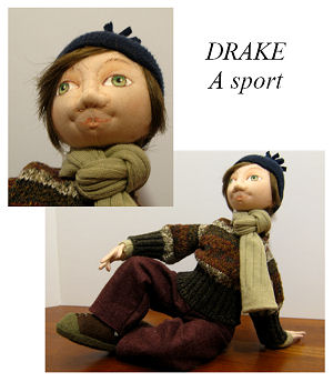 Child - Boy Cloth Doll Sewing Pattern - Doll Making