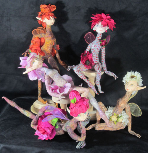 Backstage at the Fairy Review = 16" cloth doll fairy pattern