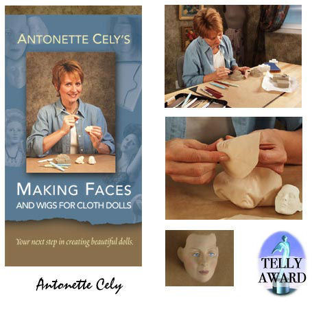Making Faces and Wigs for Cloth Dolls DVD by Antonette Cely