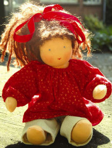 Tessa -  Basic Body Pattern using Doll Jersey by De Witte Enge