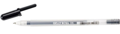 White Gel Pen For Cloth Doll Making Also Black