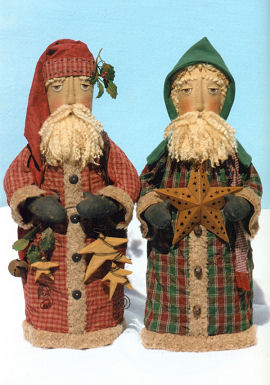 Folk Art Santas