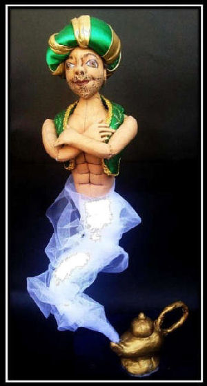 The Genie in the Bottle Cloth Doll Sewing Pattern