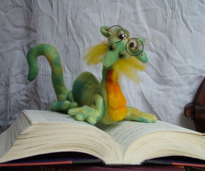 Maned Bookwyrm - Dragon Soft Cloth Doll Pattern