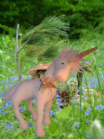 Razielle - unicorn or horse sewing doll animal pattern.