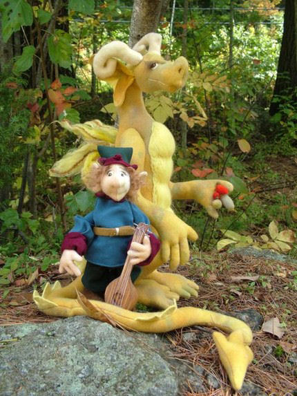 Percival & Goon Cloth Dragon Doll Pattern - Sewing Project