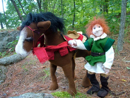 Mortimer & Lady - Horse and Doll Sewing Doll Making Pattern