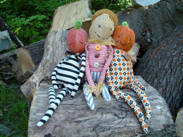 Pumpkinheaded Jack & Scarecrow Joe- Sewing Pattern