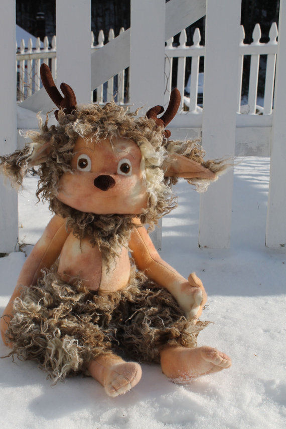 Grizzle the Faun - Cloth Doll Making Sewing Pattern