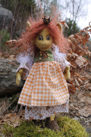 Huldfreyja, Troll Queen, Sewing Cloth Doll Pattern