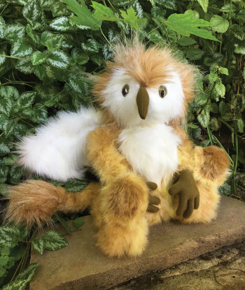 Oliver the Owl Gryphon Cloth Doll Pattern - Cloth Doll Sewing Pattern