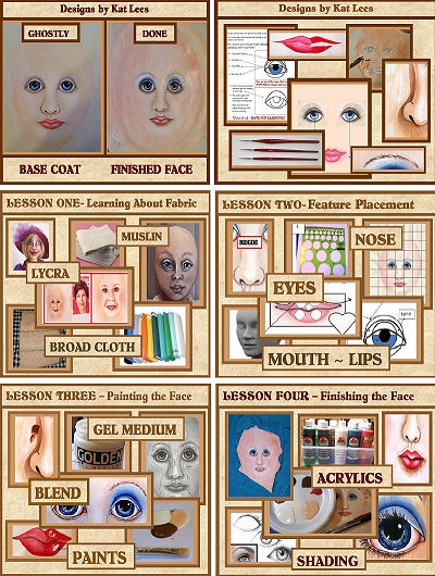 Acrylic Paint Doll Face Painting