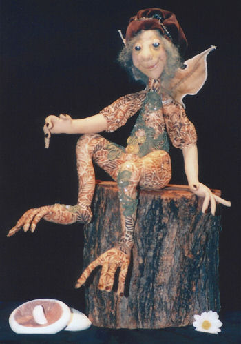 Rainforest Elf Cloth Doll Pattern by Lynn Butcher