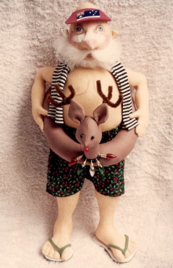 Santa on Vacation by Lynn Butcher