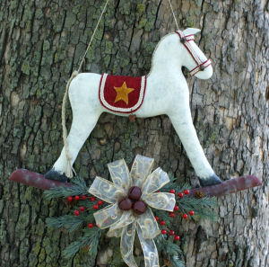 Rocking Horse Door Hanger - Sewing Pattern