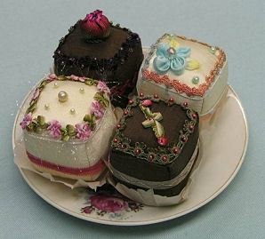 Petit Fours Pincushions