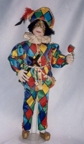 Arlecchino Cloth  Doll Sewing Pattern