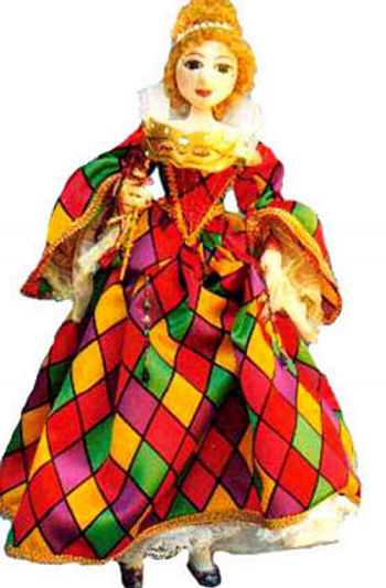Arlecchina Cloth  Doll Sewing Pattern