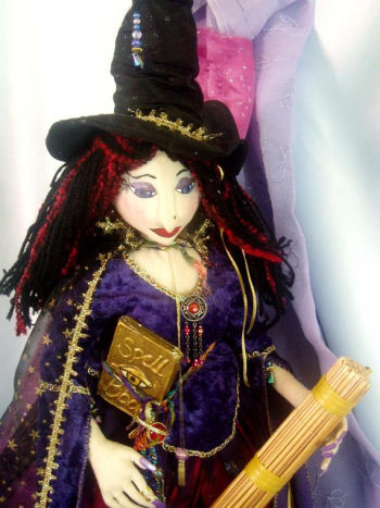 Margret 24" Hanging Good Witch Cloth Doll Sewing Pattern