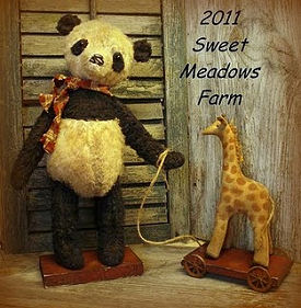 Panda and Giraffe Doll Making Pattern.  Sewing Project for Soft Animal