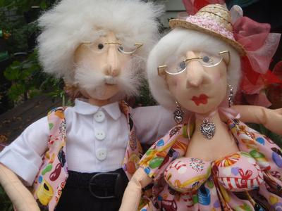 Albert and Jean cloth doll pattern