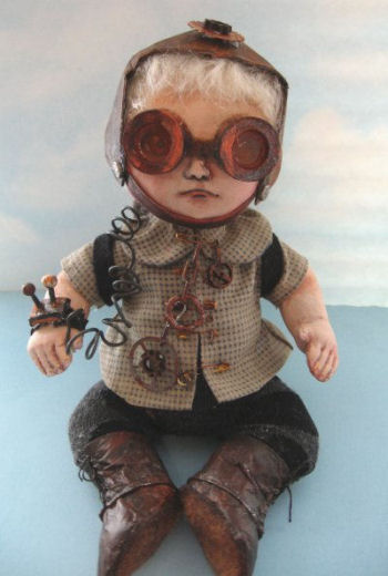 Steampunk Baby Cloth Doll Making Pattern