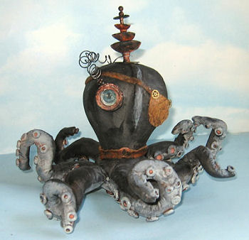 Steampunk Octopus Pattern